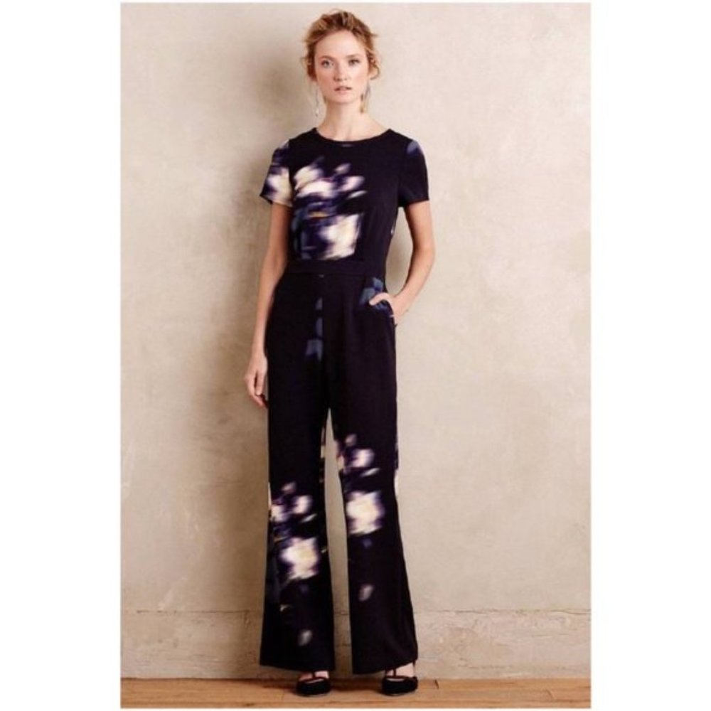 Anthropologie Peter Som MadeinKind Ardennes Jumpsuit Size 2 WOW!